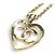 Collana Chanel Coco Heart Gold - vista 4