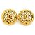 Brincos de pressão Chanel Gold
