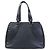 Bulgari Bvlgari Handtasche aus schwarzem Leder