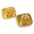 Orecchini a clip Chanel Gold - vista 3