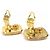 Orecchini a clip Chanel Gold - vista 5
