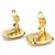Orecchini a clip Chanel Gold - vista 6