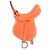 Hermès Charm per borsa Hermes in pelle Swift Orange - vista 2