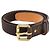 Cintura Louis Vuitton Monogram Standard in Brown