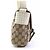 Bolsa de Ombro Gucci em Lona GG e Couro - vista 2