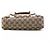 Bolsa de Ombro Gucci em Lona GG e Couro - vista 4