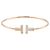Autre Marque Tiffany & Co. T-Wire Diamond Shell Bangle