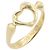 Autre Marque Anello Tiffany & Co. Elsa Peretti Open Heart in oro giallo 18K