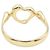 Autre Marque Anello Tiffany & Co. Elsa Peretti Open Heart in oro giallo 18K - vista 3