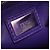 Bolsa Fendi Mini Peekaboo 2-Way em couro roxo - vista 4