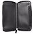 Prada Black Saffiano Long Wallet mit Rundum-Reißverschluss - Ansicht 5