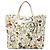 Bolso Tote Gucci de lona blanca Flora