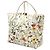 Bolso Tote Gucci de lona blanca Flora - vista 2