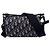 Sac Roller Messenger Mini en toile Oblique bleue Dior