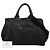 Bolso Tote Prada en Denim Negro Canapa Logo - vista 7