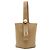 Bolso de cubo Pebble LOEWE Medium en piel de becerro lisa marrón