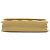 Clutch Chanel Yellow CC de piel de cordero acolchada con cadena - vista 3
