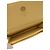 Clutch Chanel Yellow CC de piel de cordero acolchada con cadena - vista 4
