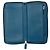 Portafoglio Portfolio Prada Blue Saffiano con zip - vista 4