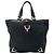 Borsa a mano Gucci da donna in tela GG nera
