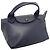 Longchamp Handtasche aus Leder in Navy - Ansicht 9