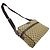 Borsa a tracolla Gucci in tela GG beige e marrone - vista 4