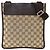 Borsa a mano Gucci in tela GG beige e marrone
