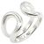 Ring Hermès Anillo Banda Hermes Lima en Plata Esterlina