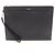 Borsa a pochette in pelle nera Yves Saint Laurent