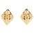 Orecchini a clip Chanel Coco Mark a forma di diamante