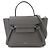 Céline Celine Sac banane/Sac à main en cuir gris