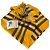 Sciarpa Burberry in cashmere a quadri giallo e nero