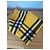 Sciarpa Burberry in cashmere a quadri giallo e nero - vista 2