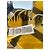 Sciarpa Burberry in cashmere a quadri giallo e nero - vista 4