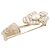 Broche de flor com strass Chanel - vista 2