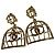 CHANEL Vintage Birdcage Clip-On Ohrringe - Ansicht 4
