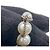 Collana Chanel strass dorata - vista 8