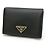 Portefeuille compact bi-fold Prada Saffiano Triangle