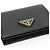 Portefeuille compact bi-fold Prada Saffiano Triangle - vue 4