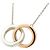 Autre Marque Colar com Pendente Tiffany & Co. 1837 Interlocking Circle