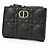 Cartera bi-fold Christian Dior Dior Caro Dahlia
