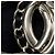 Broche Chanel Champagne Gold con pedrería - vista 7