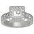 Anel Chopard Happy Diamonds 1 em ouro branco - vista 3