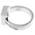 Anel Chopard Happy Diamonds 1 em ouro branco - vista 4