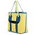 Bolsa tote Hermès Kara em couro azul e verde - vista 2