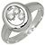 Chopard Happy Diamond Ring in 18K White Gold