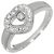 Anillo Chopard Happy Diamond Heart en oro blanco de 18K - vista 2