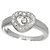 Anillo Chopard Happy Diamond Heart en oro blanco de 18K - vista 6