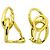 Autre Marque Tiffany & Co. Double Loop Ohrringe in 18K Gelbgold - Ansicht 4