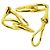 Autre Marque Tiffany & Co. Double Loop Ohrringe in 18K Gelbgold - Ansicht 5